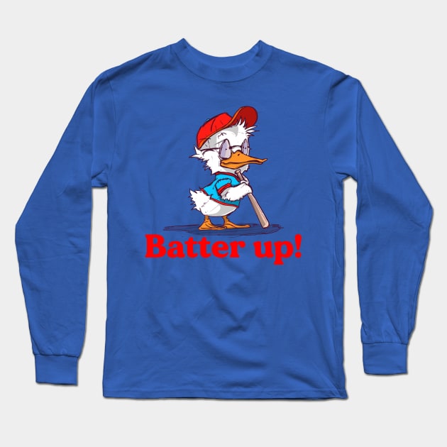 Batter Up! Long Sleeve T-Shirt by Anthony Statham